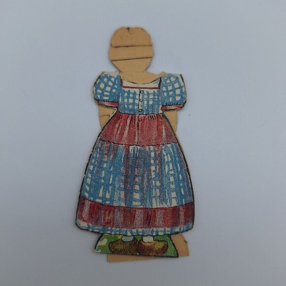 Vintage Mayer Paper Doll Girl Honorbilt Advertising 3 Inch Collectible Retro Fun - Picture 2 of 4